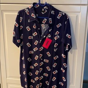 Miller lite button down